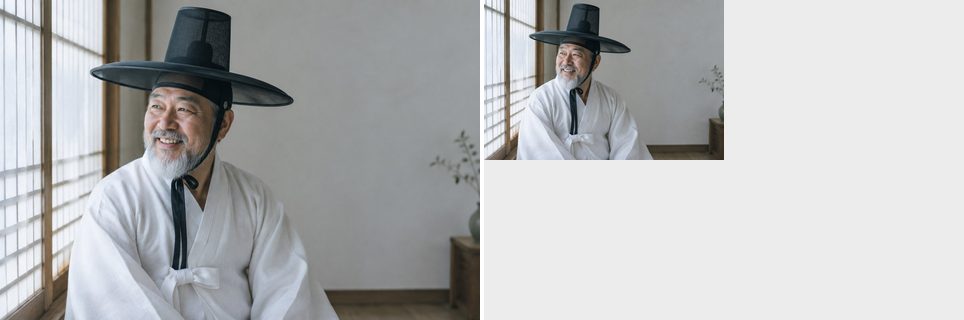 Before/after preview of Resize