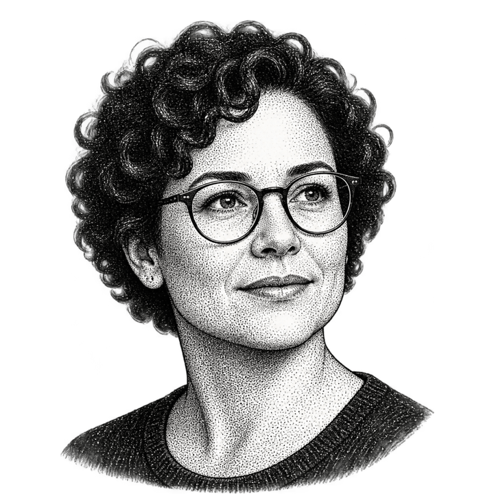 Pencil portrait of Ines Carvalho